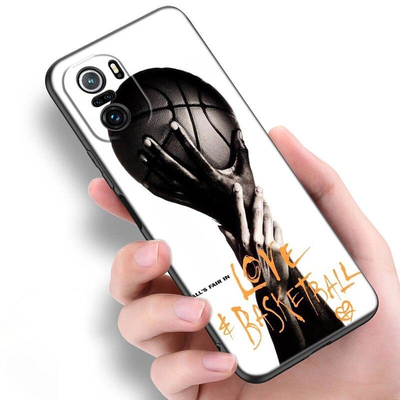 Basketball Basket Number Phone Case For Xiaomi Mi POCO X3 NFC GT M4 M3 12 11T 10T Pro A3 11 Lite NE 5G 12X 11i F3 Black Cover