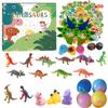 Cartoon Dinosaur Christmas Countdown Advent Calendar Surprise Toys Kid Xmas Gift