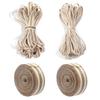 Natural Color Jute Rope White Edge Linen Webbing New Burlap Ribbon  Gift Packing