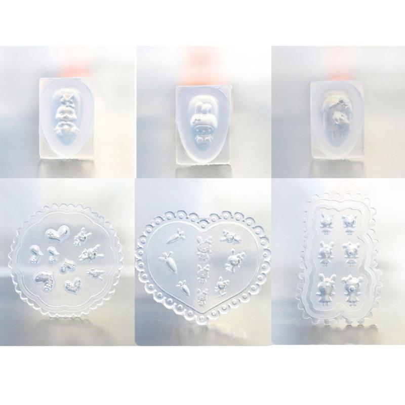 DIY 3D силиконовая форма для декоративного дизайна нейл-арта Инструменты для создания нейл-арта Форма
