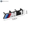 For BMW C3D ABS M Car Front Grille Badge Emblem Buckle For BMW X6E71 E70 E34 X5G05 G60 F10 X5E53 E24 E63 E64 F06 F12 F13 G32 F18 G30 G31