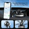 360° Поворотный Автомобильный Держатель для Телефона, Крепление на Лобовое Стекло для IPhone Samsung Xiaomi, Hands-Free Держатель для Телефона в Автомобиль
