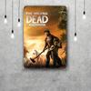 Telltale the walking dead Декоративный плакат Винтажная жестяная вывеска Металлическая вывеска Декоративная табличка для паба Бара Мужской берлоги Клуба Настенное украшение