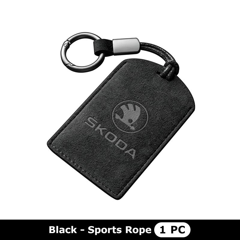 For Skoda Car Remote Cover Key Card Bag Shell Protector Accessorie Fabia 1 2 Octavia a7 RS Superb Rapid Yeti Karoq Vision ZA1