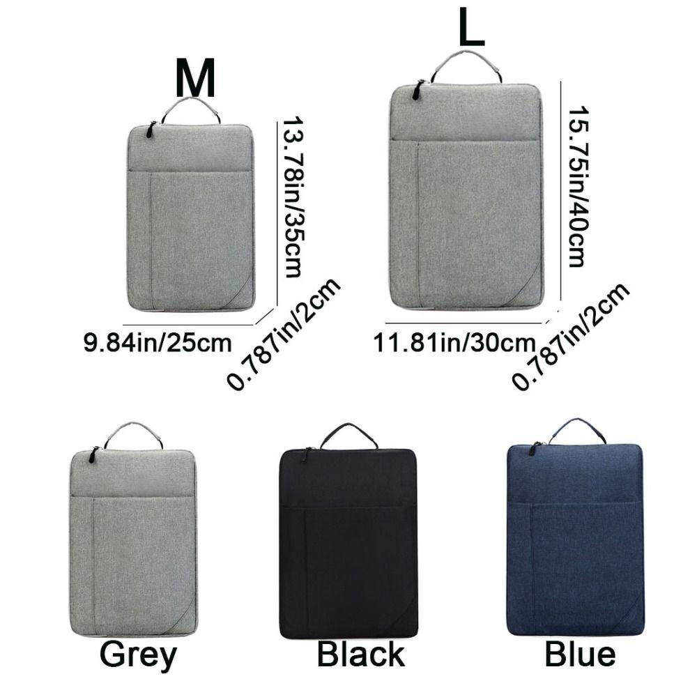 Wateproof Tablet Sleeve Bag Oxford Cloth Laptop Briefcase Durable Hand Bag for Home