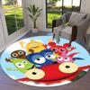 Babblarna Round Area Rug,Carpet Rug for Living Room Bedroom Sofa Playroom Decor,Non-slip Floor Mat50