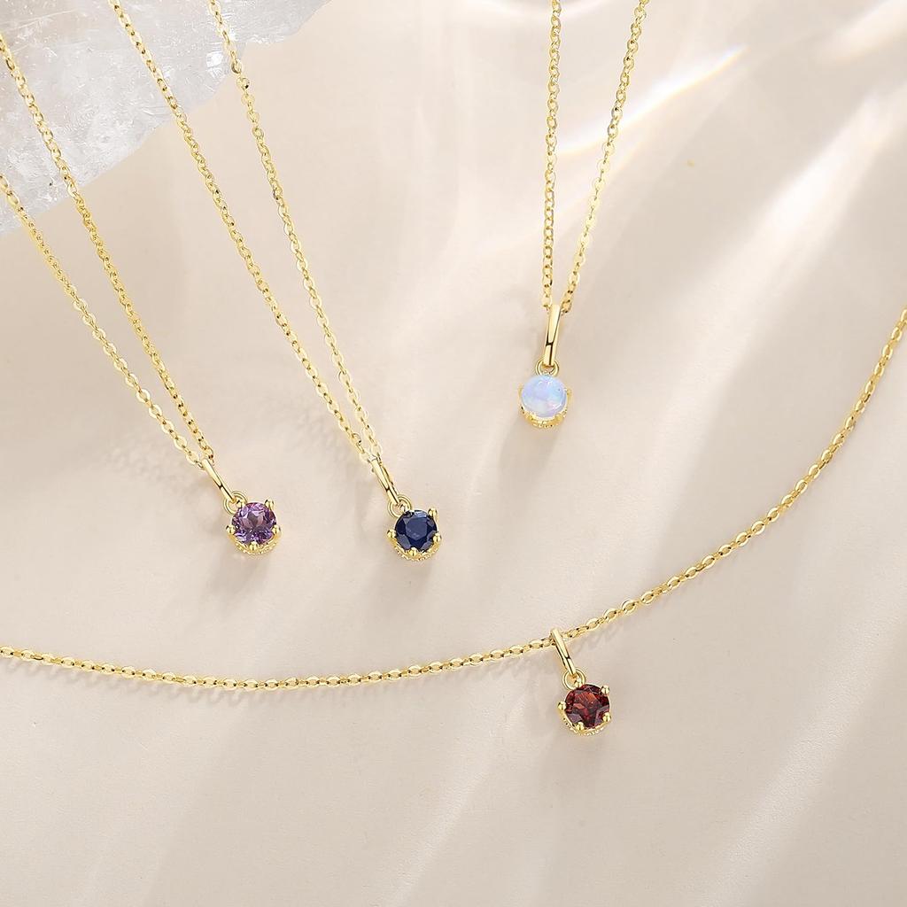 Ожерелье 1 K18 желтое золото опал натуральный камень кулон октябрь камень с серебряной цепочкой бренд рождественский подарок на день рождения годовщина подарочная упаковка