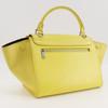 CELINE Trapeze Small Handbag 174683 yellow Calfskin Women Used