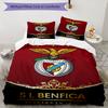 3pcs Football Team (18) Design Cover Set - HD Printed Bedding with 1 Cover and 2 Pillowcases - Perfect for Home and Dorm Decor