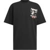 Anthony Edwards Series Basketball FW24 Letter Logo Print Crew Neck Short Sleeve T-Shirt Men Tops Black IY1593