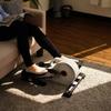Sunny Health Fitness Elliptical Magnetic Under Desk Machine Foot Pedal Exercise Equipment White Assembled & SF-E3872