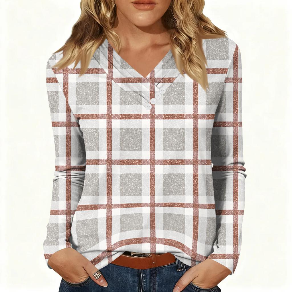 Womens Sweaters V-neck Long Sleeve Shirts Fall Outfits Fashion Winter Clothing Side Slit