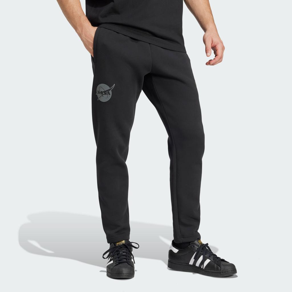 Adidas Parachute Tracksuit Bottoms Black Unisex Streetwear JE3132