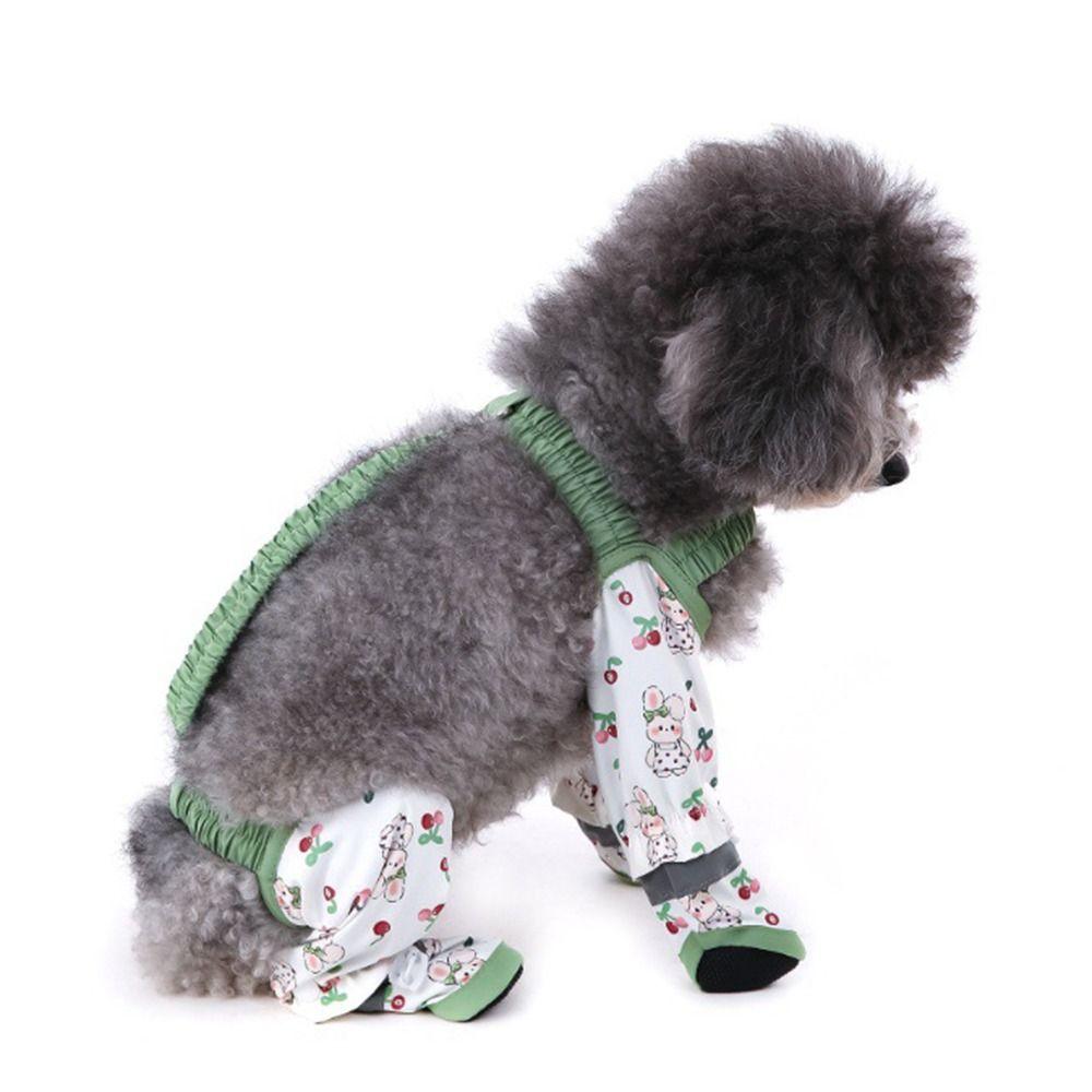 Adjustable Dog Four-Legged Pants Waterproof Dog Jumpsuit Shoes Dog Rain Boots Pet Supplies