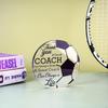 Acrylic Soccer Coach Gifts: Thank You/Appreciation Gifts, Office Desk Decor – End of Season Coach Gift.