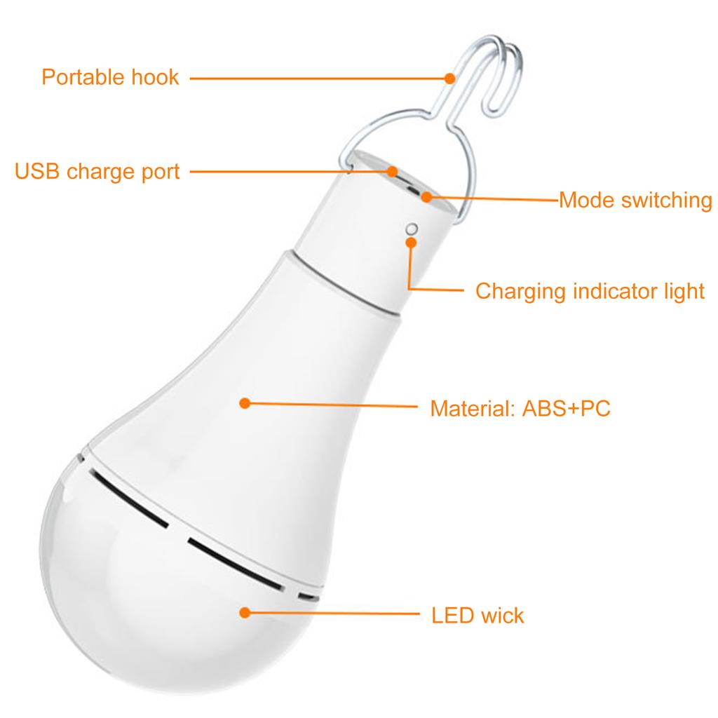 Светодиодная лампа на солнечной энергии для использования в помещении и на открытом воздухе, аварийная лампа, портативный светильник для ночных рынков, кемпинга