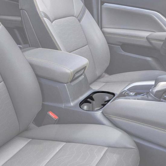 Carbon Fiber Gearbox Front Cup Holder Bezel Trim Cover For Chevy Colorado +