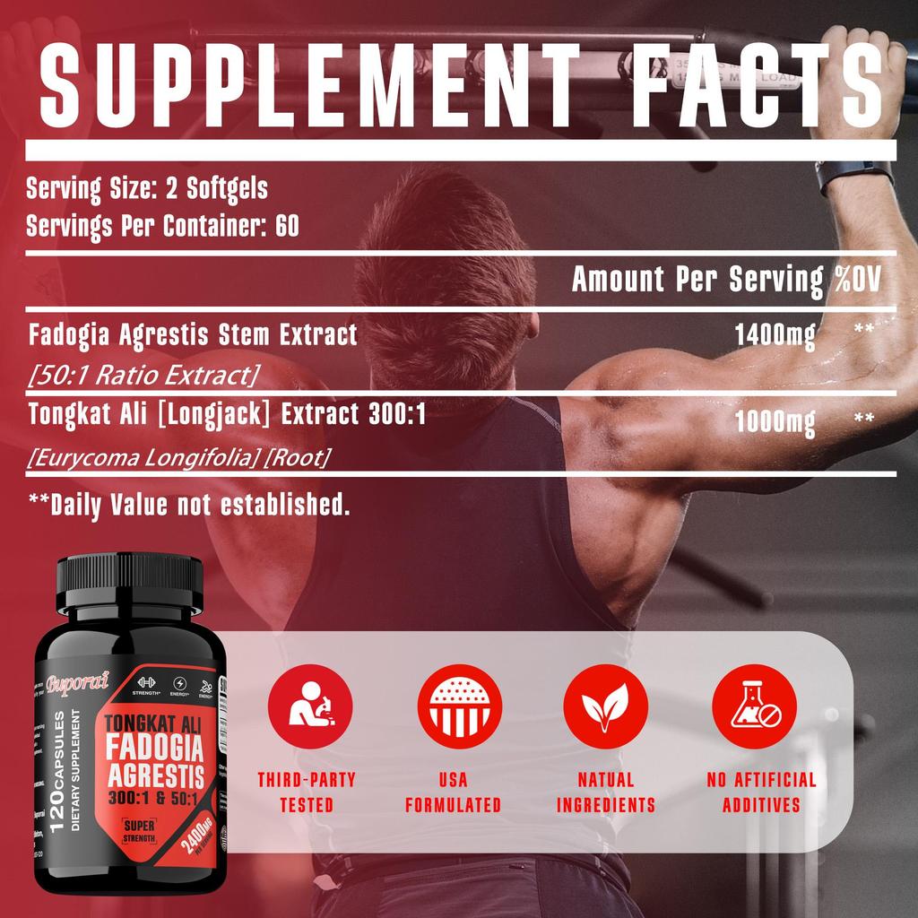 Buporai - Tongkat Ali Mixture Capsules - Energy