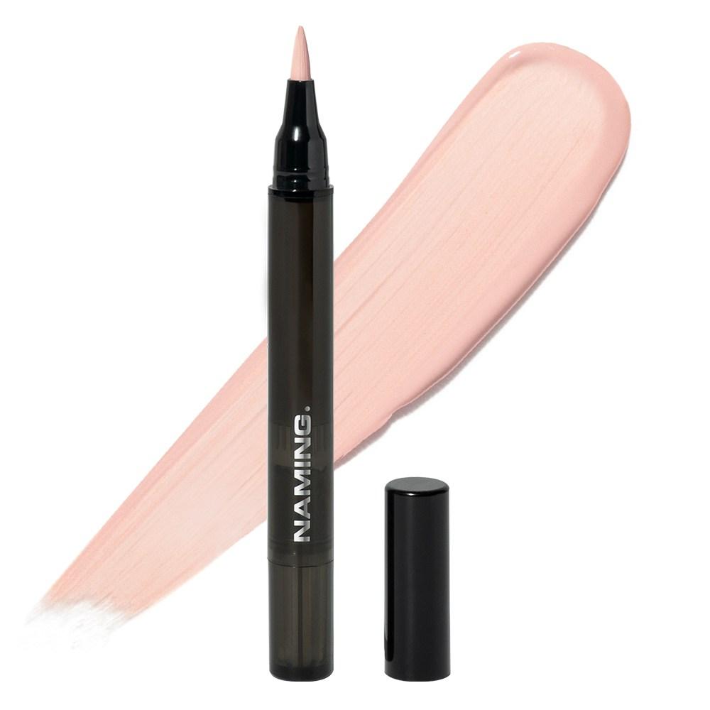 Naming Кисть для консилера Skin Fit Concealer Brush, 3 цвета, персиково-бежевый, 1 шт.
