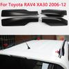 Черный для Toyota RAV4 XA30 2006- 2012 Крышка багажника на крышу Рейлинг Торцевая накладка Замена