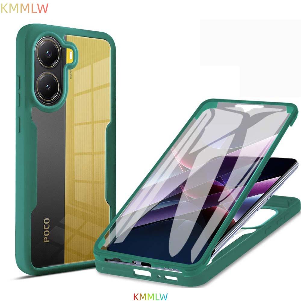 360 Двусторонний Чехол для Телефона с Полной Защитой для Mi POCO X8 Pro Max X7 X6 X5 X3 Pro NFC Тонкий Прозрачный Задний Чехол