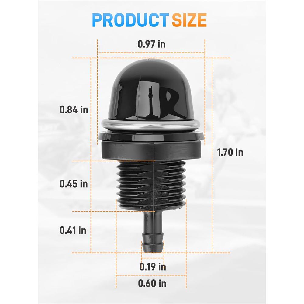 Fuel Pump Priming 895124 For Mercury 8-9.9-10-15-20HP Carb 4-Stroke Outboard