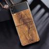 Складной чехол для Samsung Z Flip 3, твердый чехол для Galaxy Z Flip3, силиконовый чехол для телефона ZFlip 3, дерево