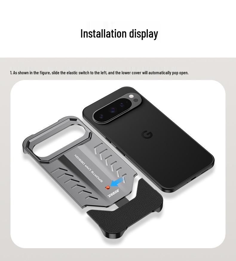 Совместимый с Google Pixel 9/9 Pro/9 Pro XL Porsche Металлическая Безрамочная Чехол для Телефона