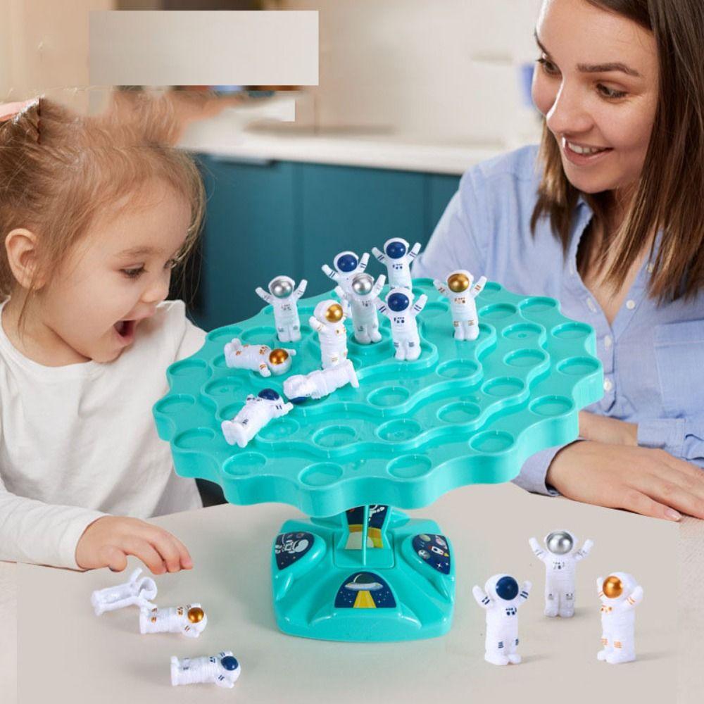 Astronaut Parent-child Interactive Tabletop Game Stackable Balance Tree Game  Kids Toys