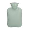 Hot Water Bottle Portable Thickened Water Injection 500ml Warm Water Bag for Warm Feet Cold ProtectionGreen