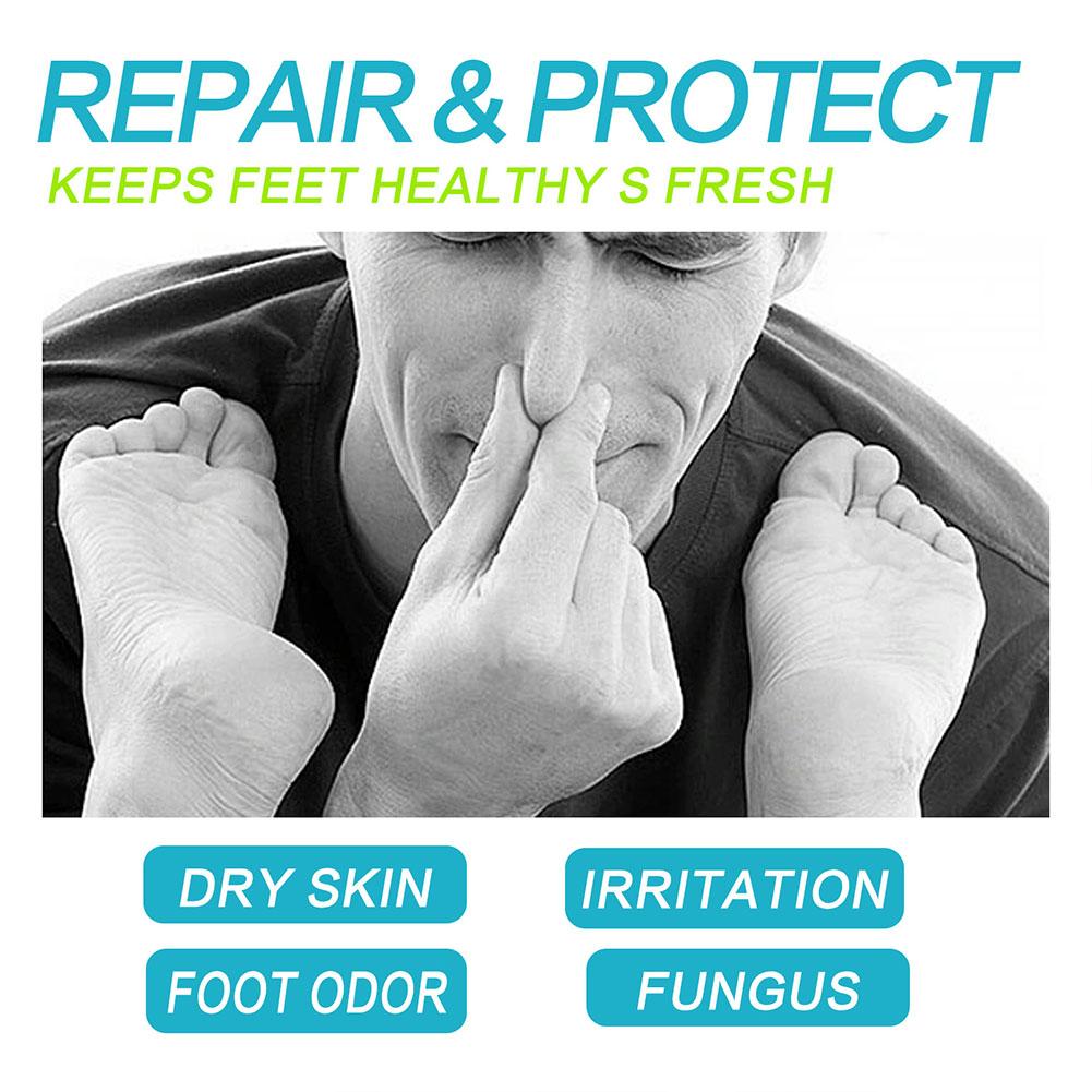 Foot Shoe Odor Deodorant Spray Perfume Scent Odor Removal Anti-Sweat Formula Eliminates Bad Smell for Feet Footwear Socks Gentle