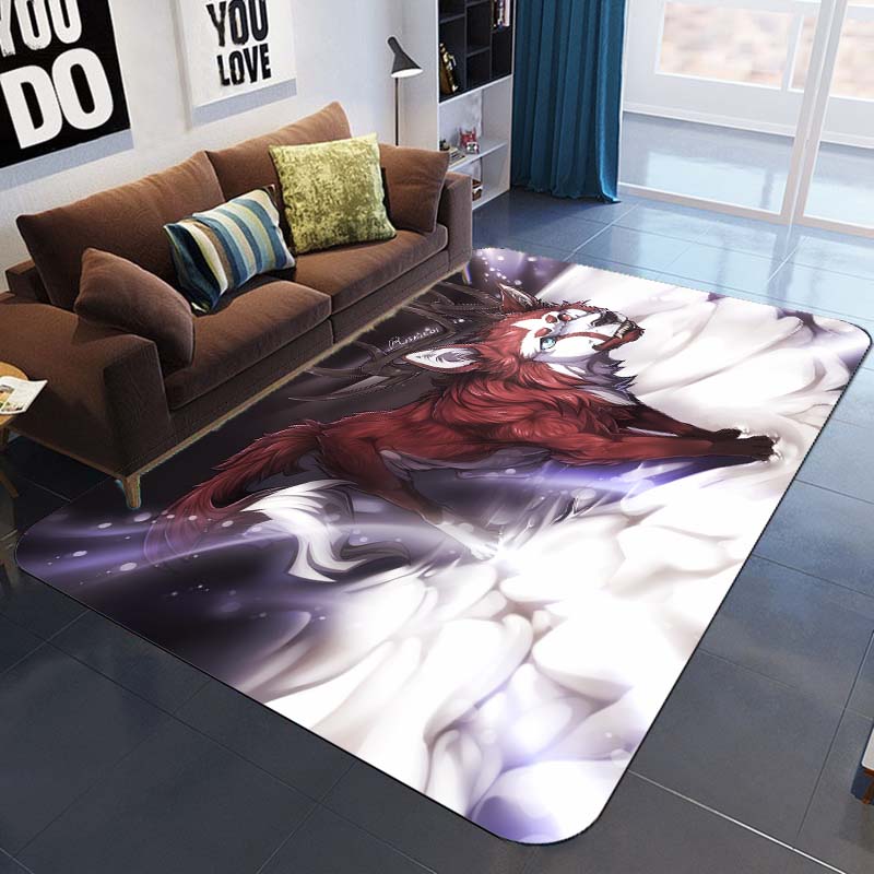 Коврики с 3D мультяшным рисунком дракона, психоделические драконы, Радужные ковры с мандалой, детский игровой коврик, нескользящий прямоугольный ковер