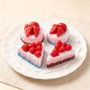 Soft Food Shaped Squeeze Toy Cute Strawberry Mousse Cake Design Stress Relief  Toy for Desk Decor Relaxation Use