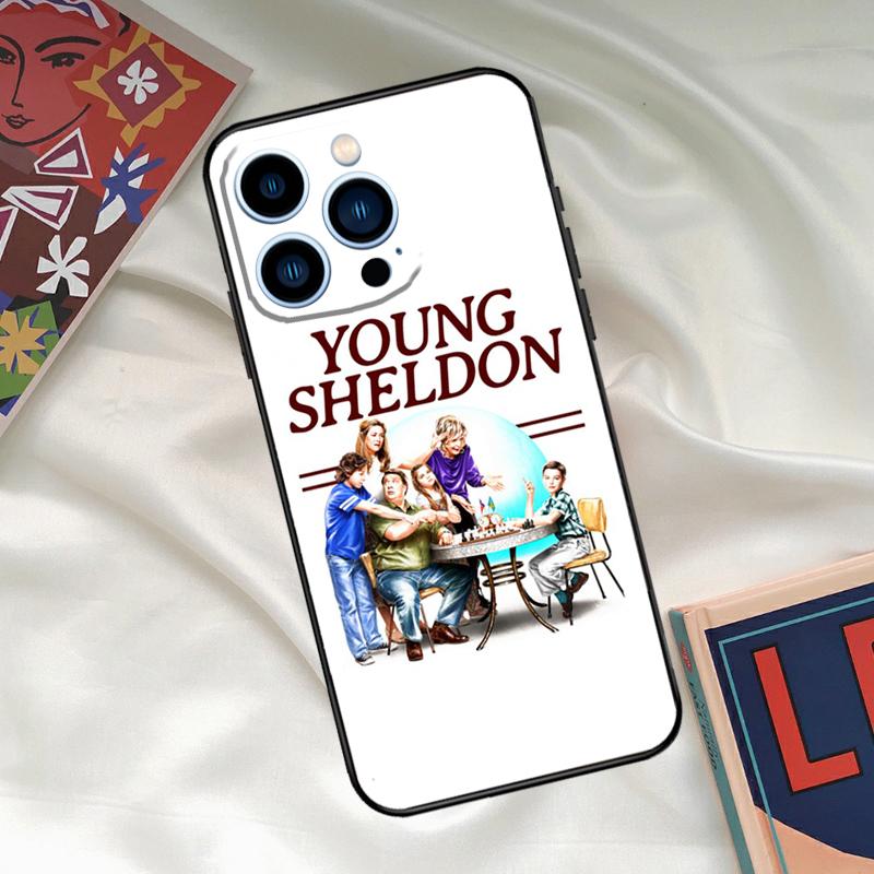 TV Series Young Sheldon Phone Case For iPhone 17 16 15 13 12 11 14 Pro Max 16 Plus 12 13 Mini 16e 17 Air Funda Cover