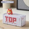 1pc Container Desktop Storage Box Stackable With Cover Coin Small Items Box Scene Figurine Living Room Bedroom Office Organizer
