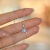 Ocean Star Clavicle Necklace: S999 Pure Silver Pendant for Women - Elegant and Fashionable Design