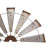 Windmill Wall Sculpture Hanging Ornament Decoration Craft Rustic Decor Iron Art for Office