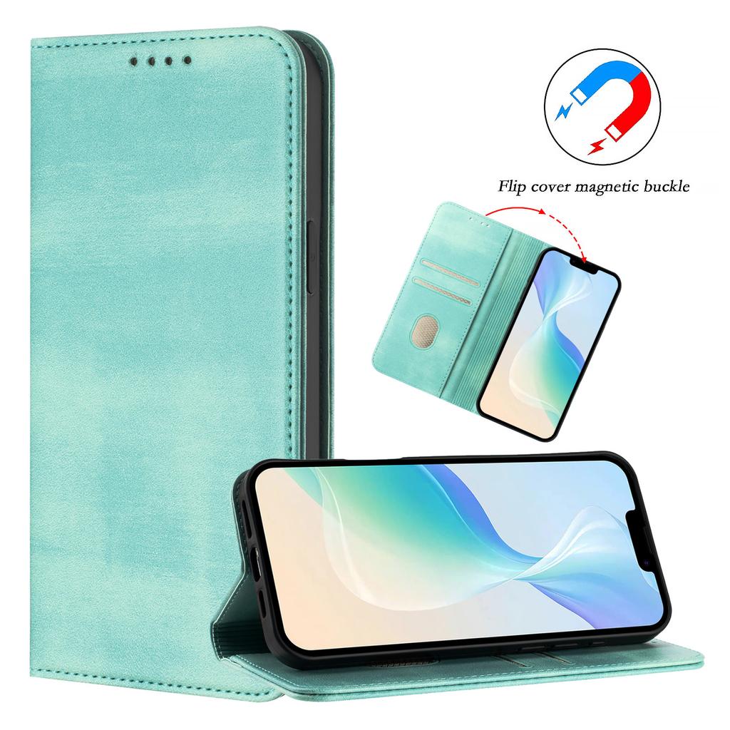 For Itel Power 70 4G Wallet Cases Retro Texture RFID Blocking Leather Phone Cover