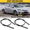 Декоративная молдинг-накладка на водосток крыши, комплект левый и правый, для Toyota Corolla 2014-2017