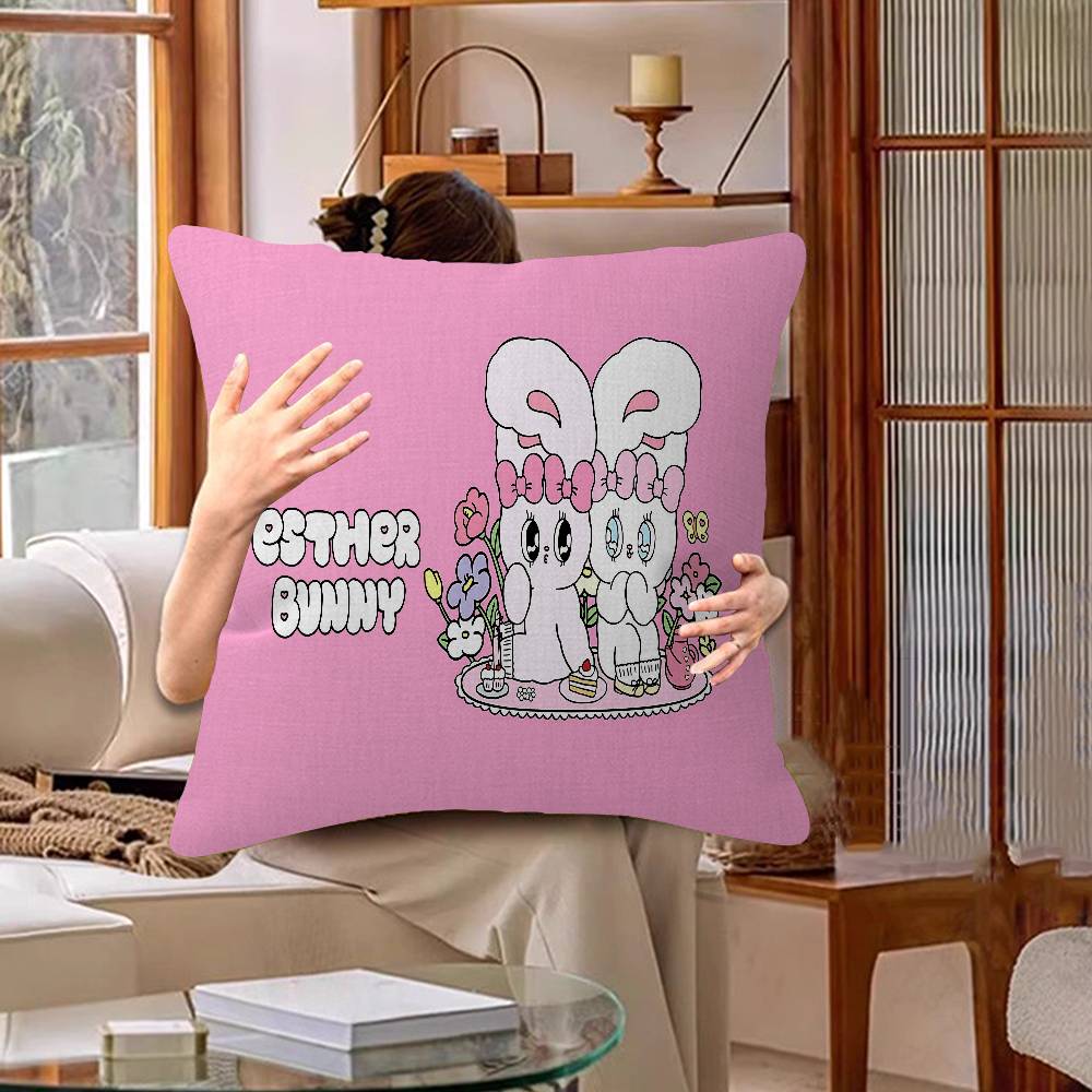 Чехол на подушку Esther-Bunny Room Дизайн клена Счастливый Осенний Урожай Декор Праздничный Декораци Чехол для Подушки