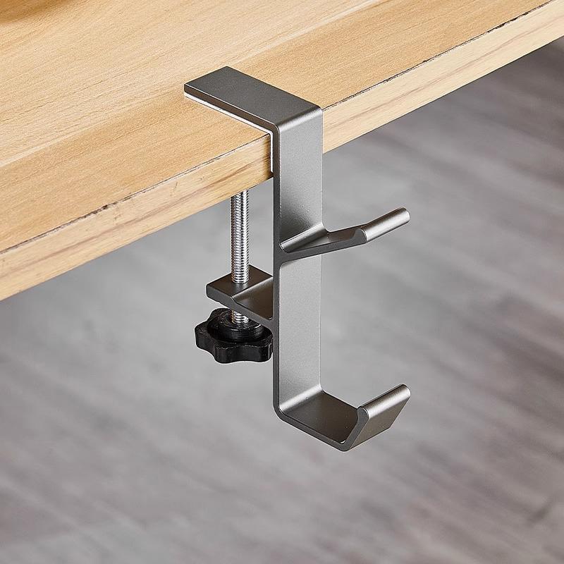 Регулируемый крючок для края стола, игровая гарнитура, настольная вешалка, рюкзак, держатель для подвешивания, бездырокол, домашний офисный органайзер