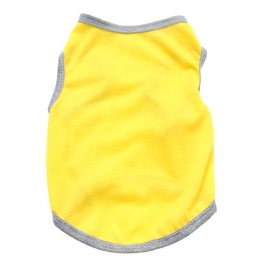 Pet Vest Anti-Hair Removal Mosquito Prevention Breathable Fabric Dog Vest Color-Blocking Design Pet Clothing