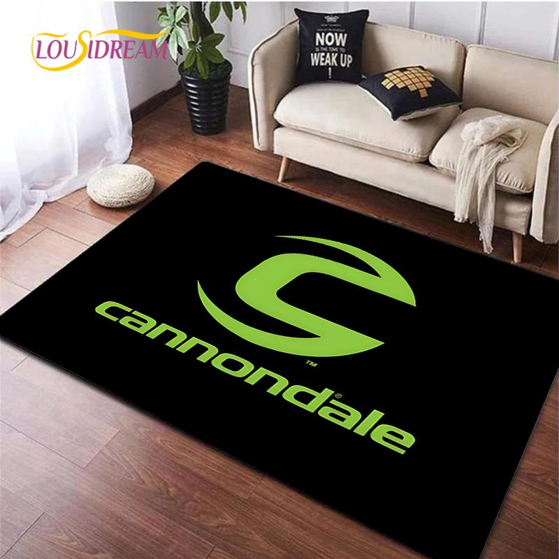 Bicycle logo Carpet for Living Room Bedroom Rugs Kitchen Kids Door Unslip Floor Mat Birthday gift photography props Alfombra Rug