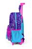 Рюкзак Minik Yuva Squeegee Фиолетовый Синий Розовый С Узором Сердца Два Отделения 24040