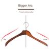 2pcs Wooden Coat Hanger Luxury Suit Hangers for Clothes Closet Wardrobe Organizer Wide Shoulder Suit Hanger