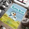 Puffin Rock poster Carpet Rug for Living Room Bedroom Home Sofa Decoration,Kids play Nonslip Floor Mat