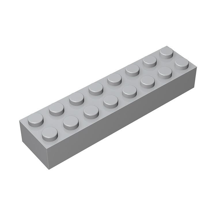 100 шт. Детали MOC 3007 93888 Кирпичик 2 x 8 Совместимые Кирпичики DIY Сборка Строительные Блоки Частицы Детская Головоломка Мозговая Игрушка Подарок
