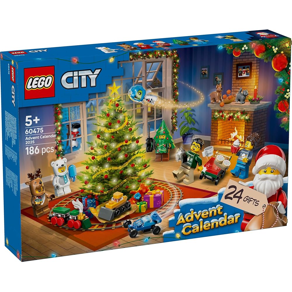 LEGO City Advent Calendar 2025 Building Blocks Educational Toy for Kids Ages 5-8