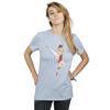 Disney Womens/Ladies Tinker Bell Christmas Cotton Boyfriend T-Shirt