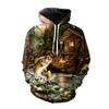 Толстовки с принтом рыбы 3D Рыбалка Мужчины Женщины Мода С Капюшоном Толстовка Хип-Хоп Толстовка Пуловер Унисекс Топы Пальто Модная Одежда с Капюшоном